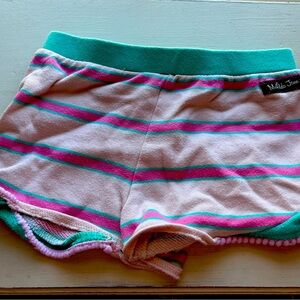 Matilda Jane Pink, Teal & Purple Striped Girls Shorts